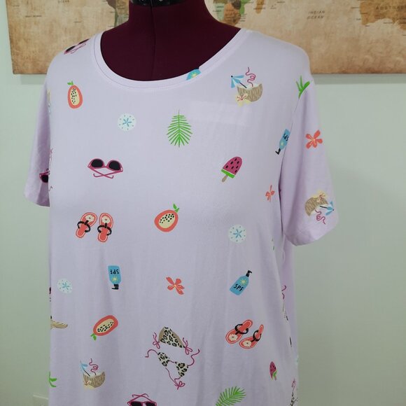 Summer themed pajama set - Secret Treasures brand - Picture 7 of 14